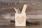 Preview: Stiftehalter Herz -personalisiert-